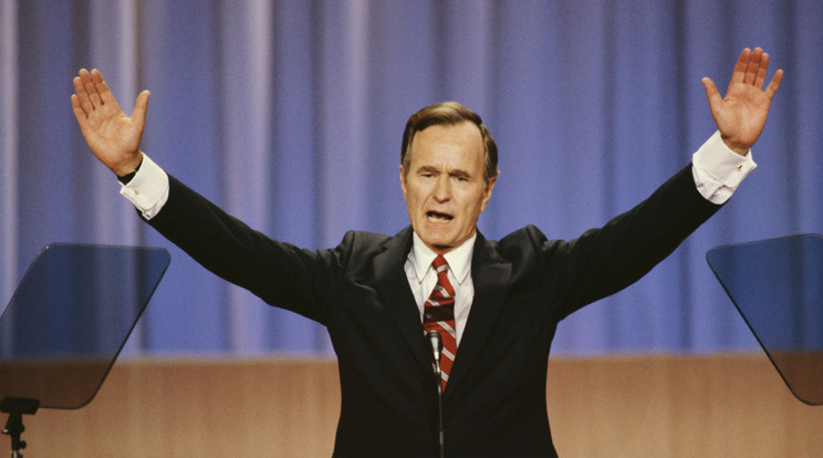 George H. W. Bush 1989 és 1993 között volt az Egyesült Államok elnöke/Fotó: Getty Images