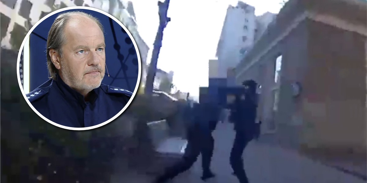 Przewodniczący NSZZ Policjantów Rafał Jankowski