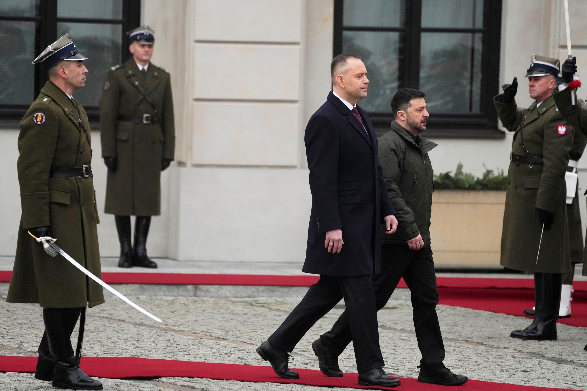 Poľský prezident Karol Nawrocki a ukrajinský prezident Volodymyr Zelenskyj.