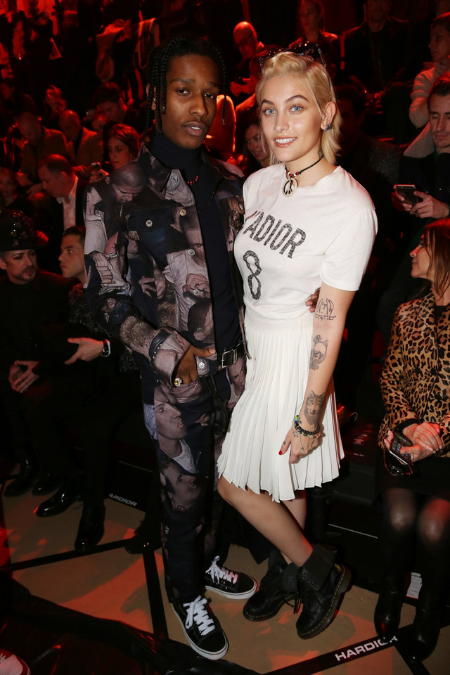 Asap Rocky i Paris Jackson na Paris Fashion Week 2017