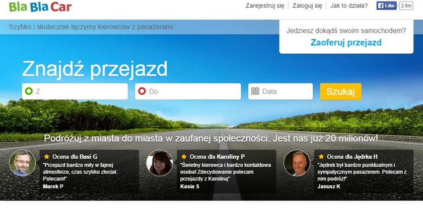 BlaBlaCar trafiło do sądu. Mogą zawiesić działalność