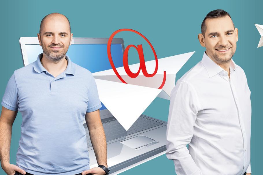 Krzysztof Jarecki (z prawej) i Łukasz Kalita znaleźli sposób na usprawnienie marketingu w korporacjach