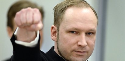 Breivik przed sądem pokazuje pięść