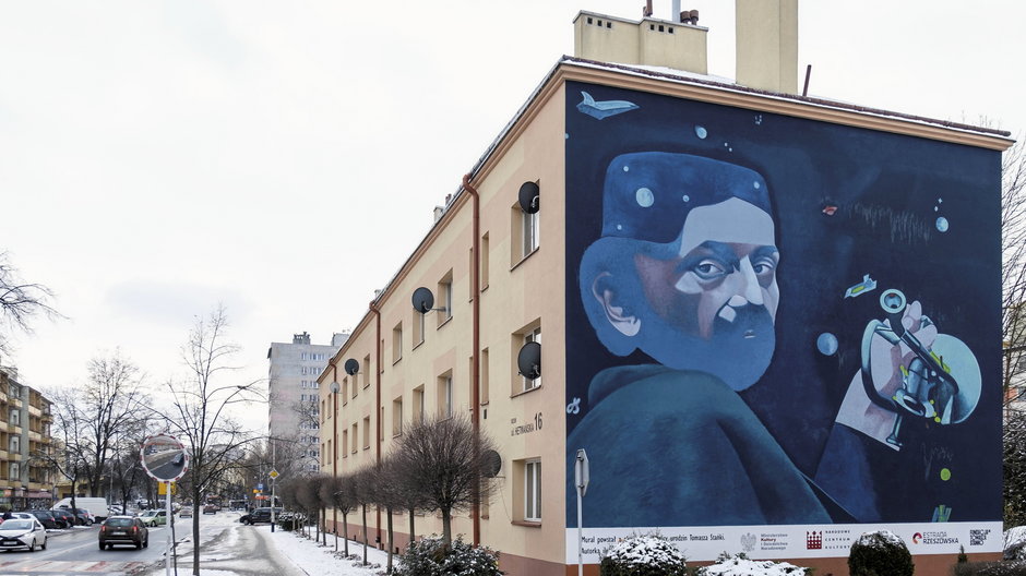 Mural upamiętniający Tomasza Stańko