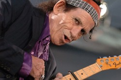 Co za duet! Gitarzysta Stonesów i były prezydent USA