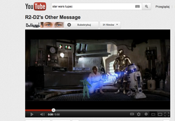 Oto nowy przekaz R2D2! Robot wyświetla hologram... Tupaca!
