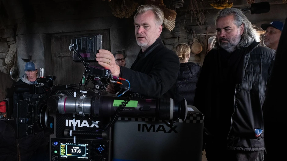Oskarovac Kristofer Nolan sa direktorom fotografije Hojteom van Hojtemom na snimanju filma | Foto: Universal Pictures