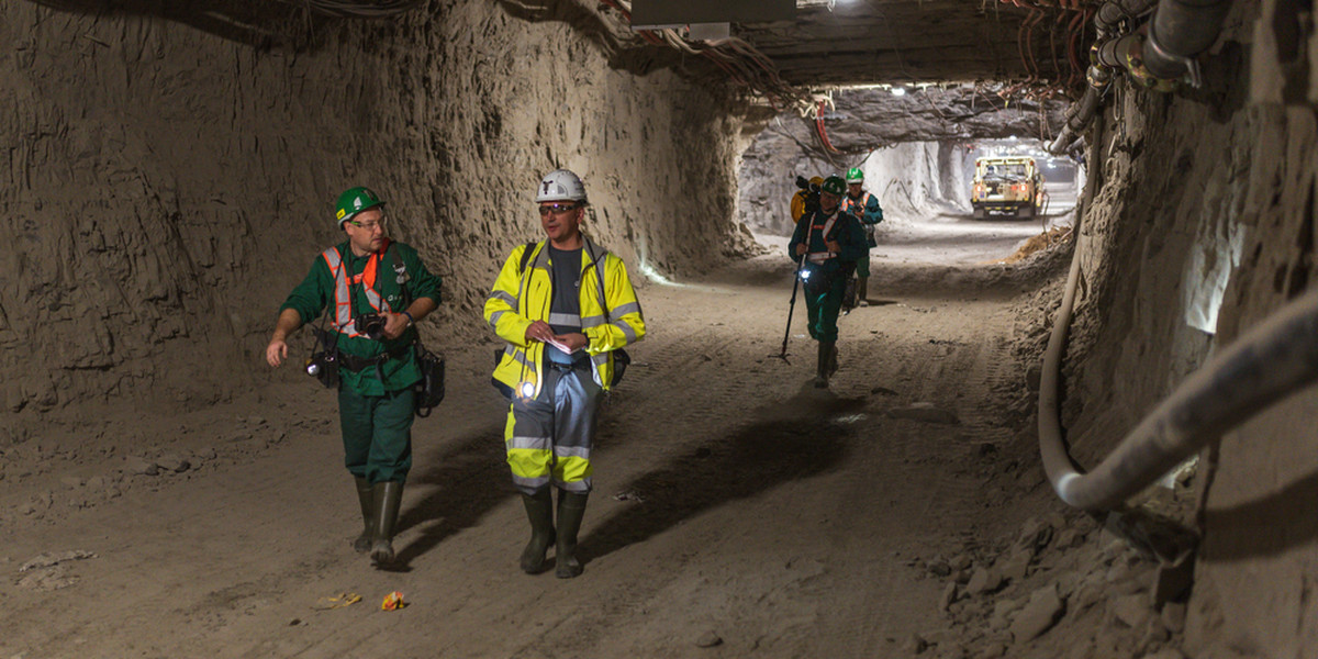 Tak wygląda praca w kopalni KGHM