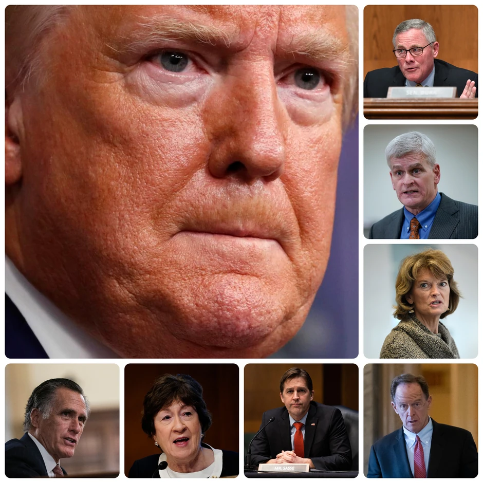 Republikanci koji su glasali za osudu Trampa