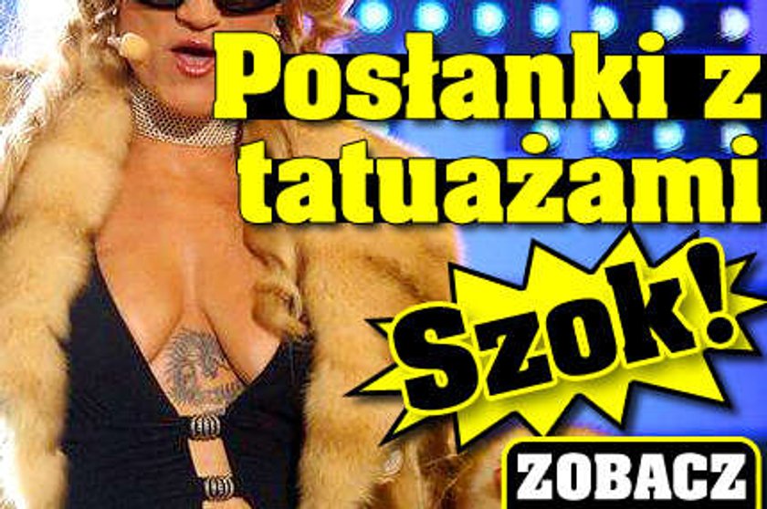 Szok! Posłanki z tatuażami. ZOBACZ