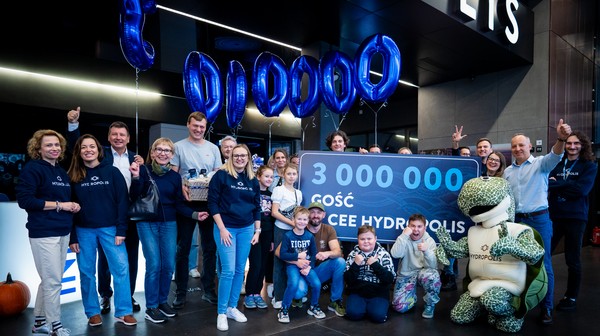 3 milionowy gość Hydropolis