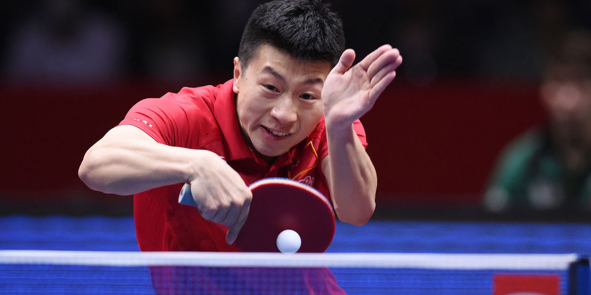 Chinese gold medal table tennis player Long Ma.