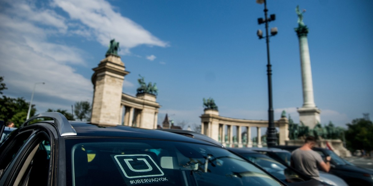 Uber na Węgrzech pojawił się w listopadzie 2014 roku