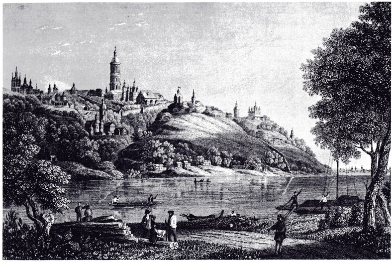 Kijów w 1835 r. (rycina)