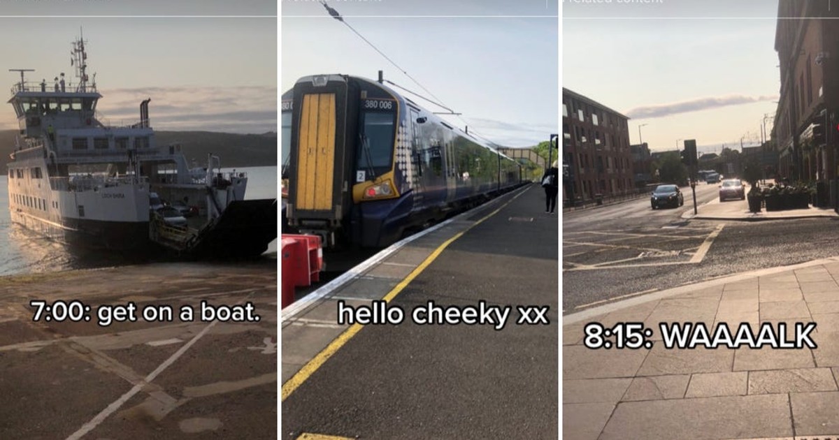 A TikToker shocked her followers after sharing her long commute to ...