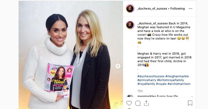 Meghan Markle i redaktorka naczelna "US Magazine"