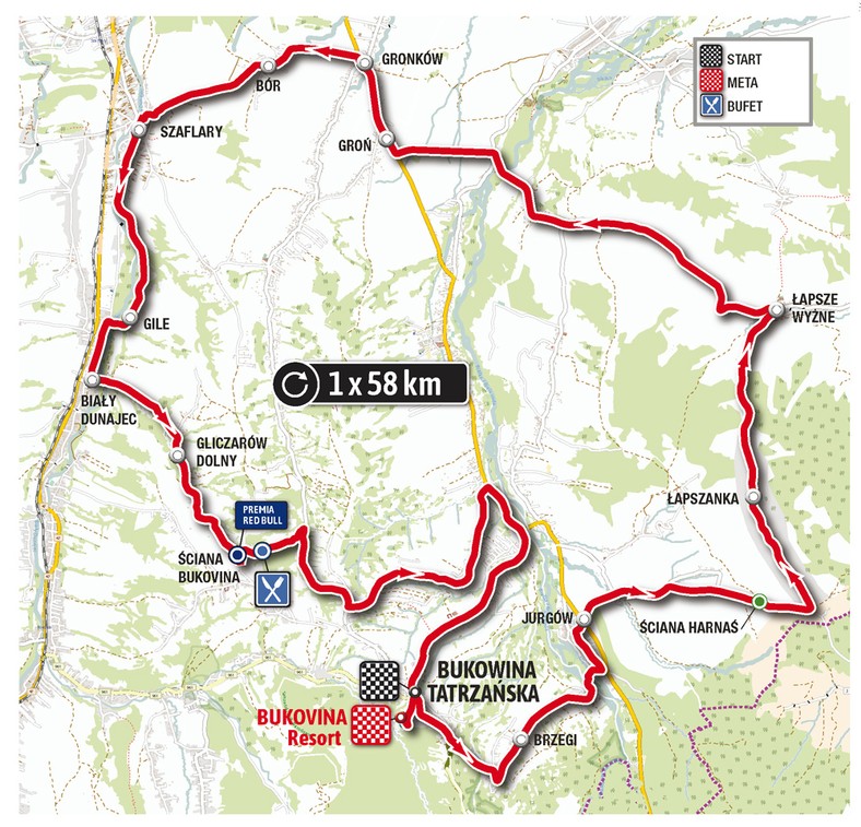 Tour de Pologne Amatorów 2018: trasa wyścigu kolarskiego ...