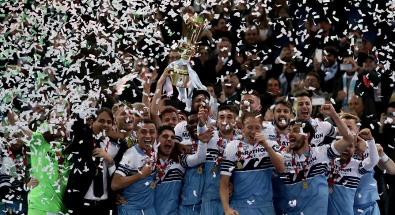 Lazio booked their ticket to the Europa League by lifting the Coppa Italia.