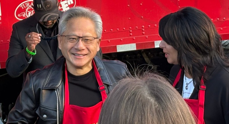 Nvidia CEO Jensen Huang at Nvidia's GTC AI conference on March 18.Emma Cosgrove/Business Insider