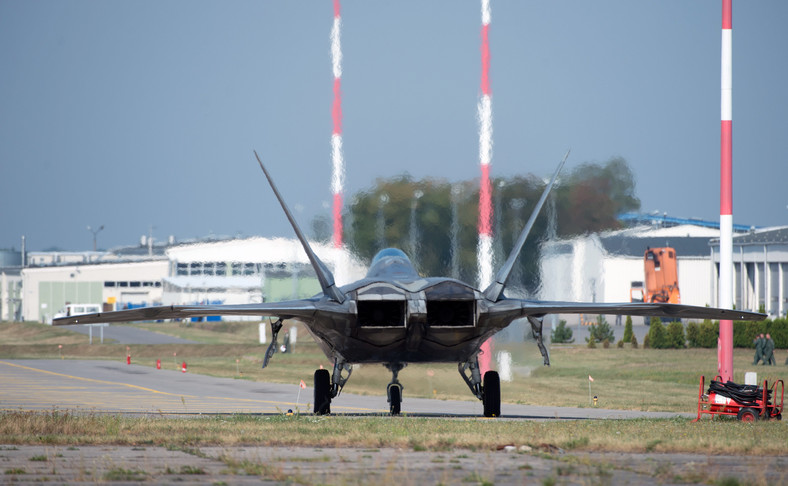 Łask - myśliwce F-22 Raptor