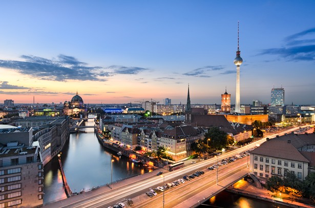 Panorama Berlina, Niemcy.