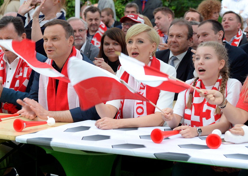 Prezydent Andrzej Duda o meczu Polaków