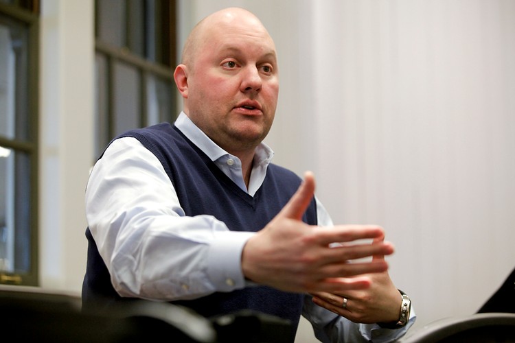 6. Marc Andreessen (na zdj.) i Ben Horowitz z Andreessen Horowitz.
