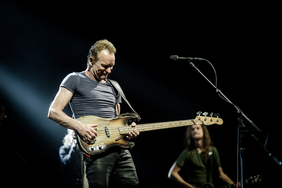 Sting na koncercie w Warszawie