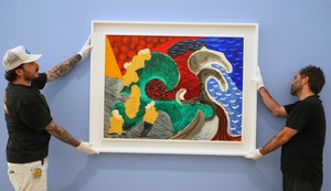 Hoknijeva slika "The Only One with Waves"