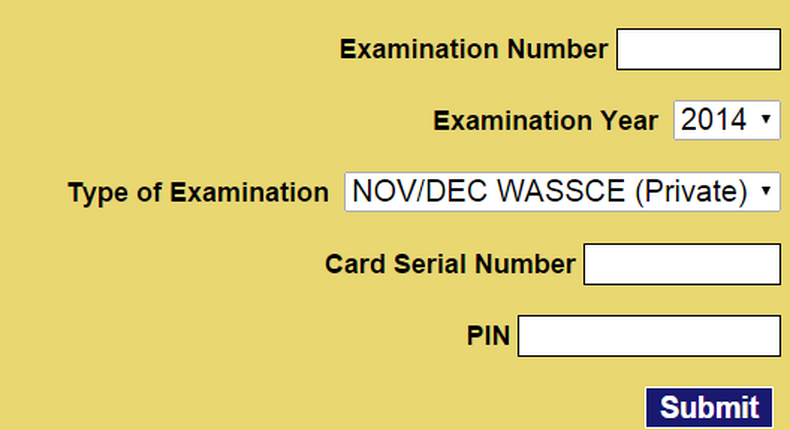 Check WAEC result online