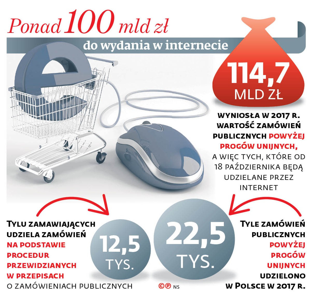 Ponad 100 mld zł do wydania w internecie