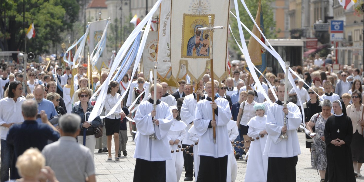 Boże Ciało w Warszawie