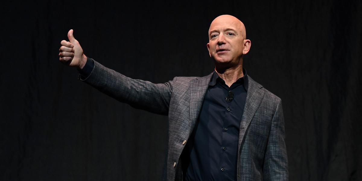 FILE PHOTO: Amazon CEO Bezos discusses his company's new Fire smartphone in Seattle, Washington