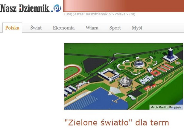 Tadeusz Rydzyk dostał zgodę na budowę term w Toruniu