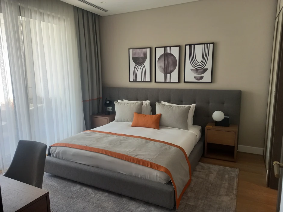 Spavaća soba u apratmanu u kojoj sam spavala kao na oblaku