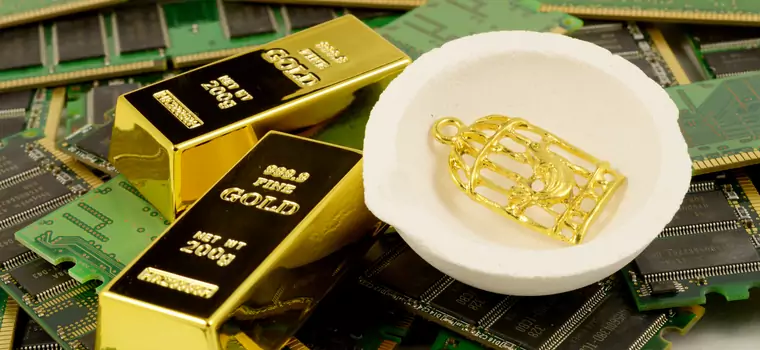 50 zł za każdą złotówkę - Oto nowa metoda na recykling złota z elektroniki