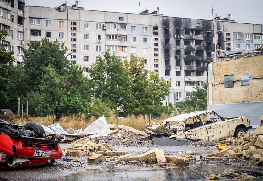 Saltiwka, zniszczona dzielnica Charkowa