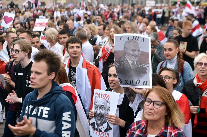 Protesty na Białorusi