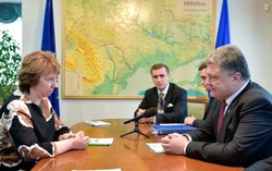 Ukraina we wrześniu ratyfikuje porozumienie stowarzyszeniowe z UE. Poroszenko po spotkaniu z Ashton