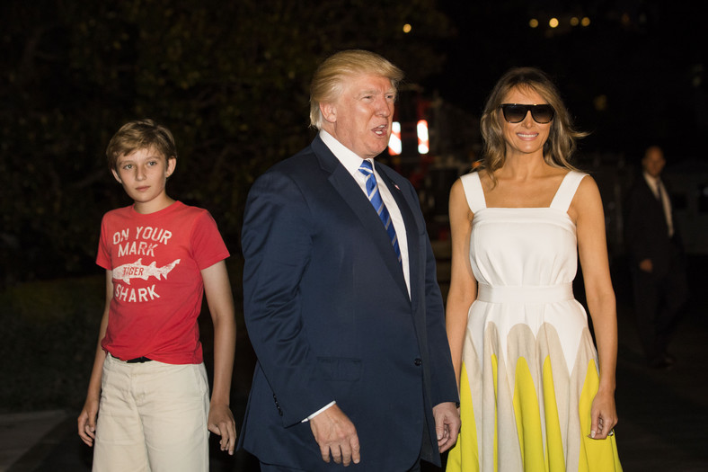 Barron Trump jest najmłodszym synem Donalda Trumpa i jedynym dzieckiem Melanii Trump 