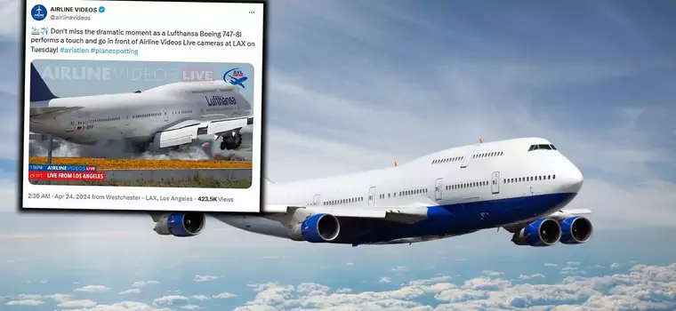 Dramatyczne lądowanie Boeinga 747. "Najgorsze, jakie widziałem w życiu"