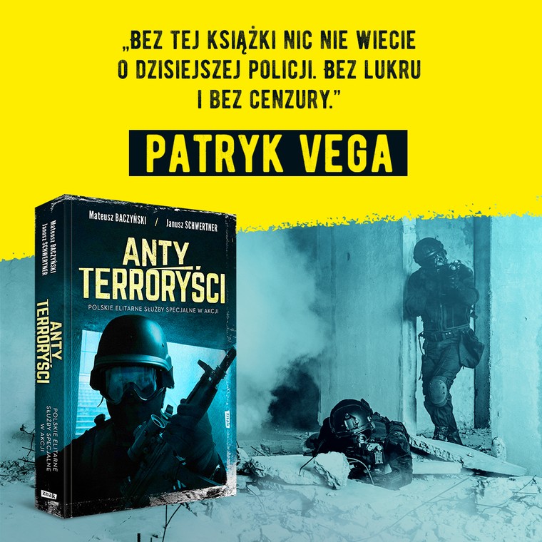 Okładka książki "Antyterroryści".