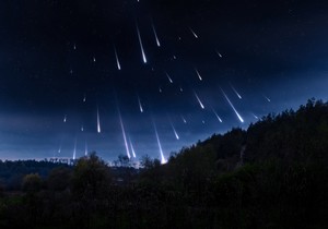 Kiša meteora, ilustracija