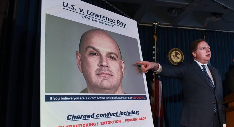 Former US attorney for the Southern District of New York, Geoffrey Berman, announced the indictment against Larry Ray on February 11, 2020.Stephanie Keith/Getty Images