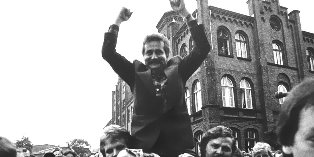 Lech Wałęsa w 1980 r.