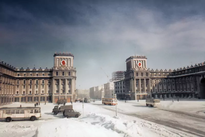 Miejscowi mówili, że główny plac w Norylsku przypomina Petersburg