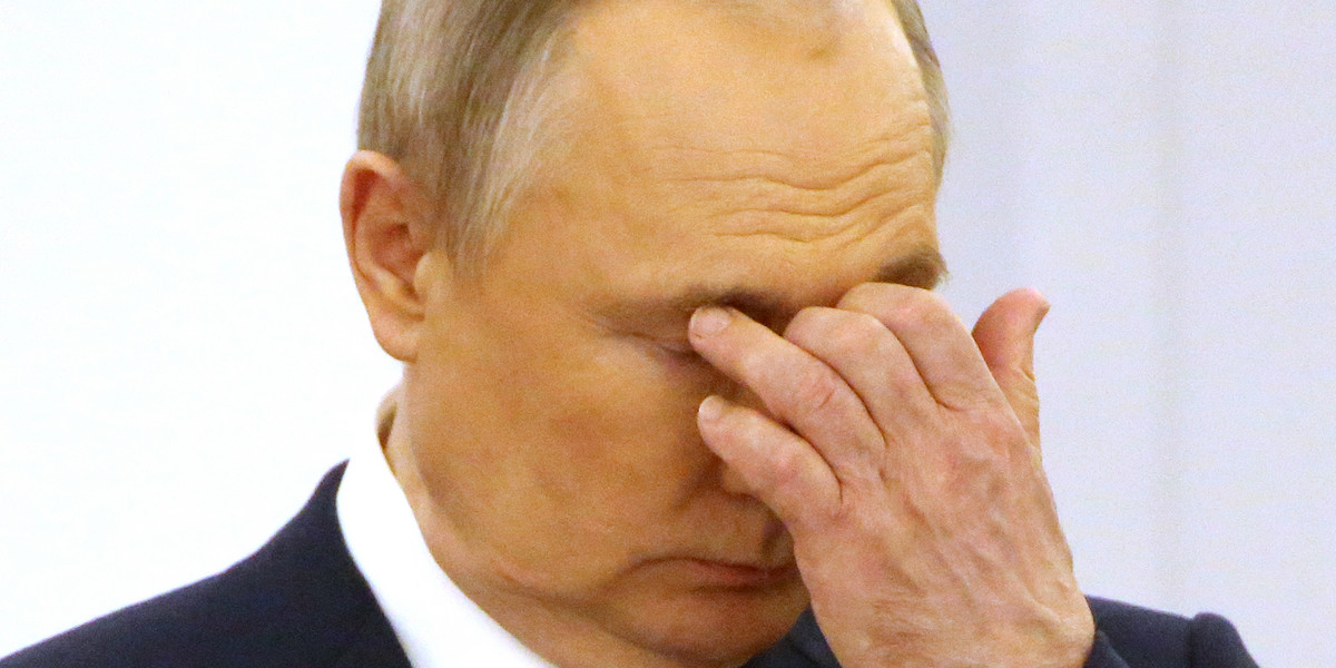 Prezydent Rosji Władimir Putin grozi Zachodowi, ale jednocześnie ma problemy w swoim kraju
