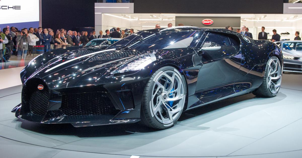 Bugatti La Voiture Noire – najdroższy samochód świata widziany na drodze