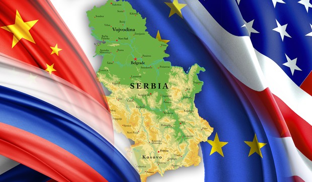 Srbija između četiri svetske sile