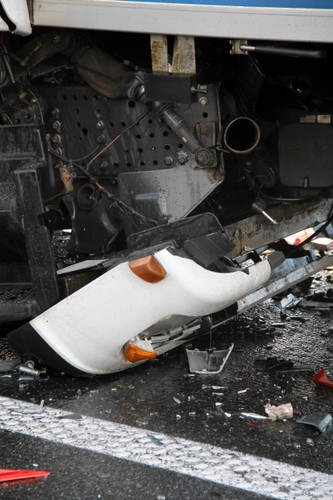 Karambol na autostradzie A4